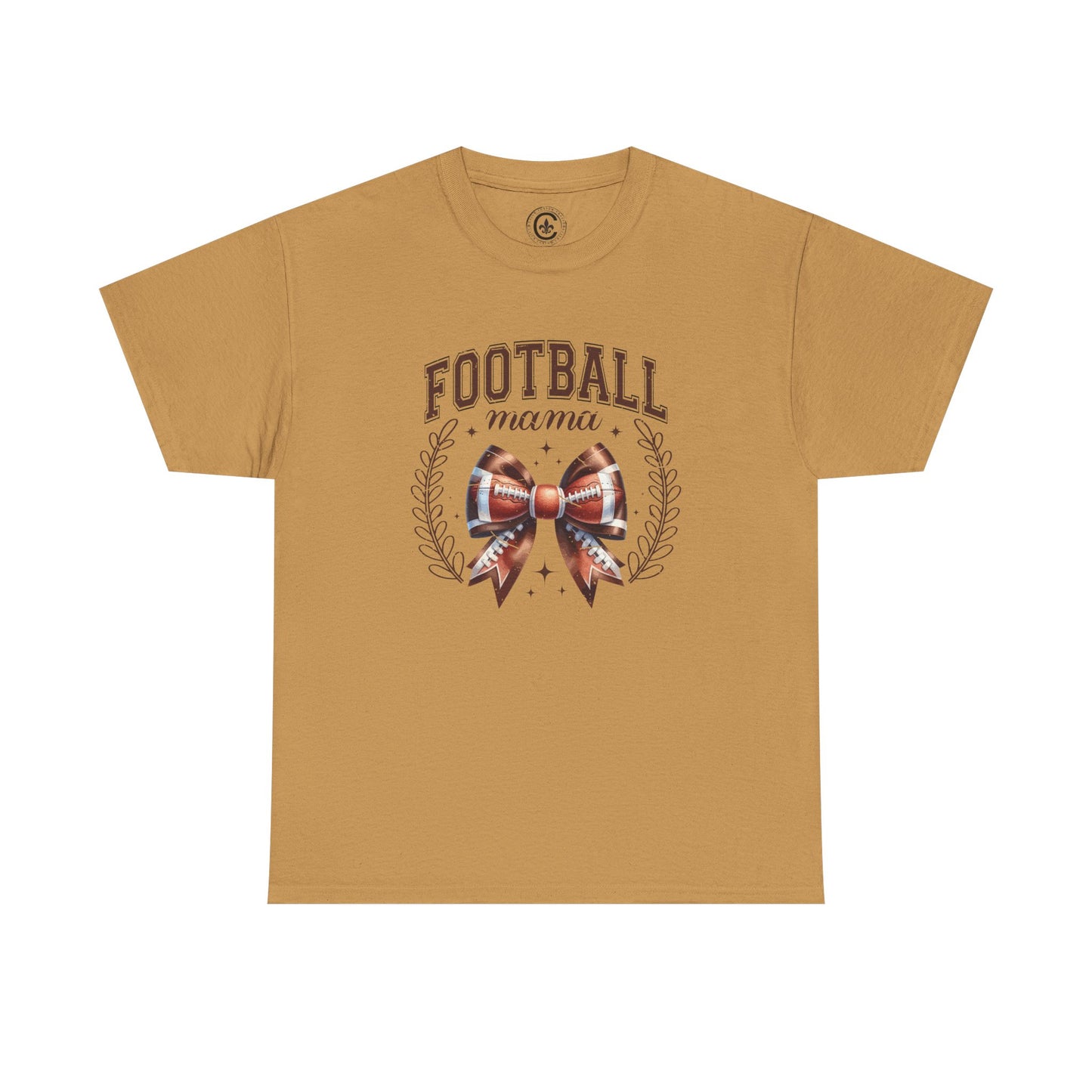 Football Mama Tee - Unisex Heavy Cotton T-Shirt, Sports Mom Gift, Game Day Apparel, Tailgate Outfit, Birthday Present