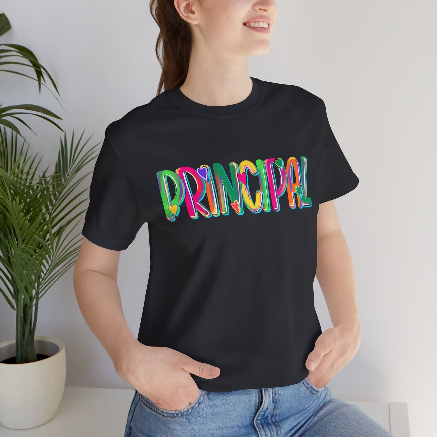 Colorful Principal Tee for Educators, Administration, School