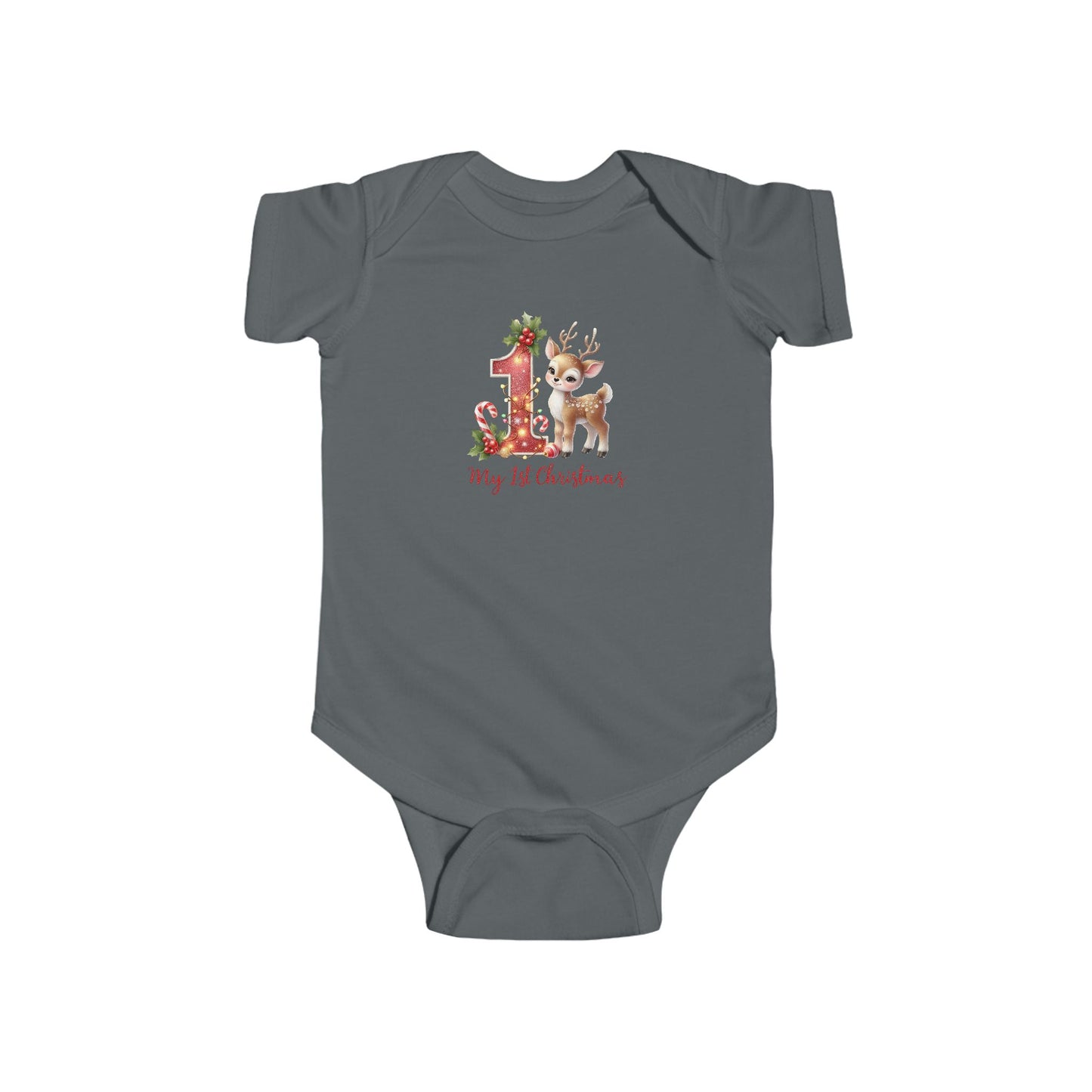Cute Baby Christmas Bodysuit, First Christmas Outfit, Infant Holiday Apparel, Baby Shower Gift, Christmas Onesie