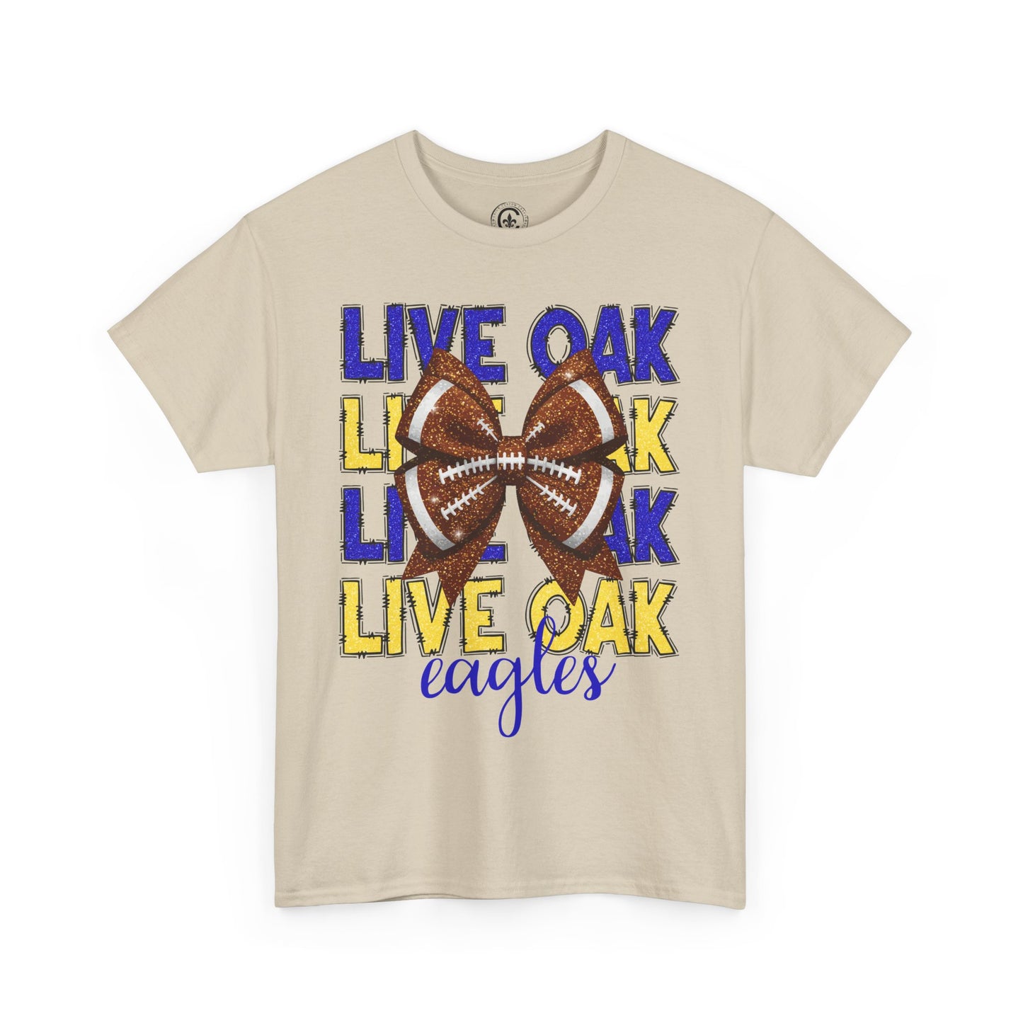 Live Oak Eagles Football Tee, Unisex Cotton Shirt, Sports Fan Apparel, Game Day Outfit, Team Spirit Clothing