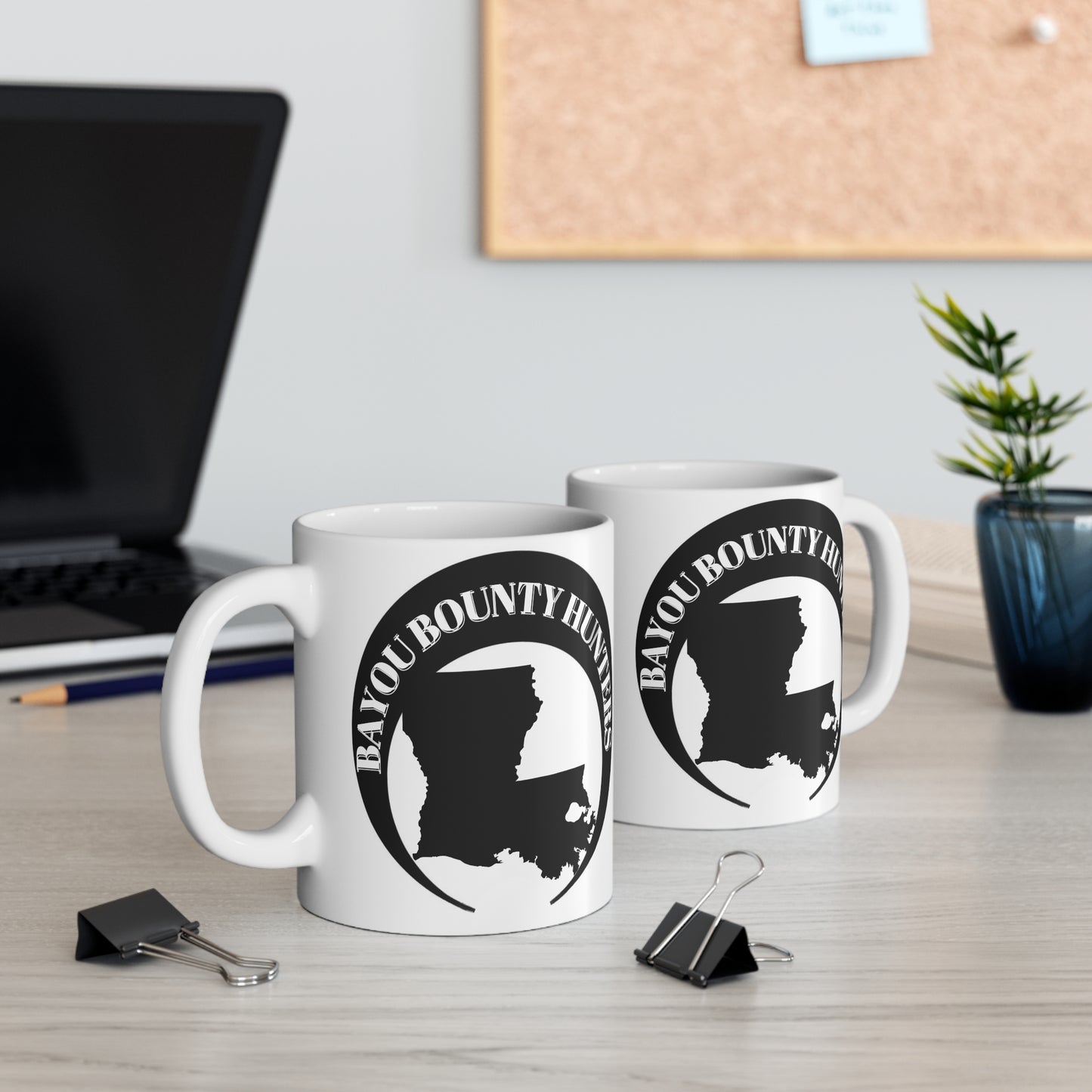 Bayou Bounty Hunters Mug, Custom Coffee Cup, Gift for Cowboy Action Shooting Club members