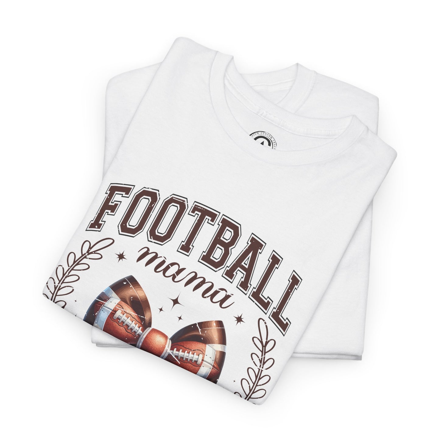 Football Mama Tee - Unisex Heavy Cotton T-Shirt, Sports Mom Gift, Game Day Apparel, Tailgate Outfit, Birthday Present