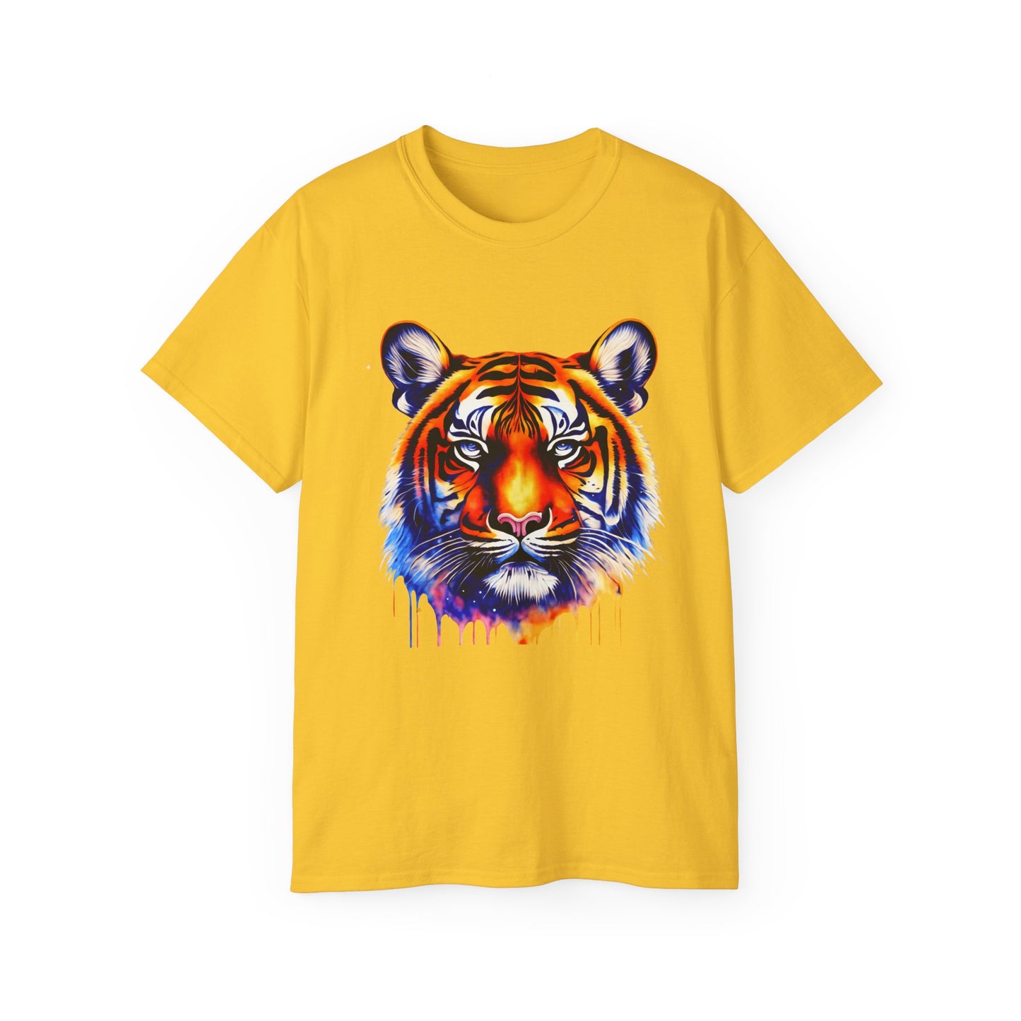 LSU Gold Day, Colorful Tiger Head Football Tee, Cute Football T-Shirt, Gift for Sports Lovers, Unique Football Apparel, Casual Everyday Wear