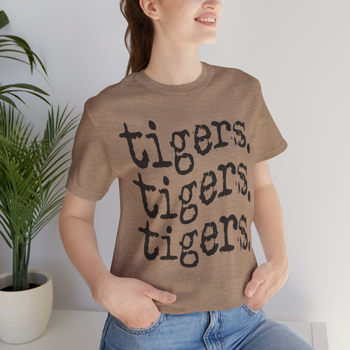 Tigers, Stacked, Tshirt, Unisex, Period, LSU