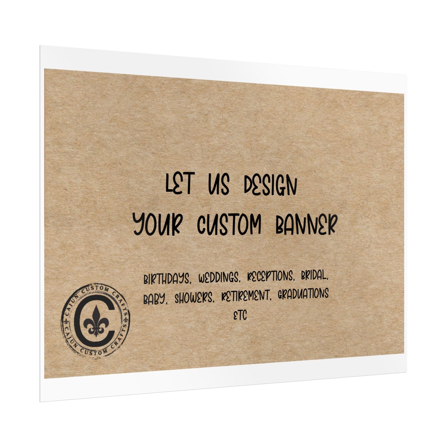 Personalized Rolled Banners for Weddings, Birthdays, Graduations, Celebrations, Unique Event Decor