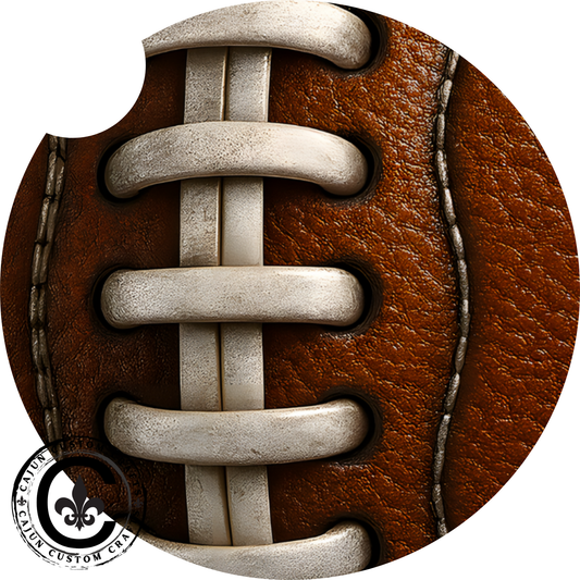 Football, masculine, stitches, football season, gift for coach