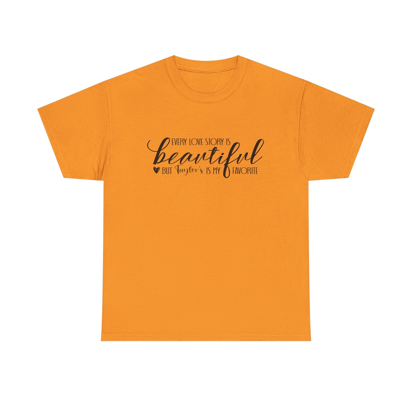 Taylor's Love Story, Beautiful Unisex Heavy Cotton Tee,