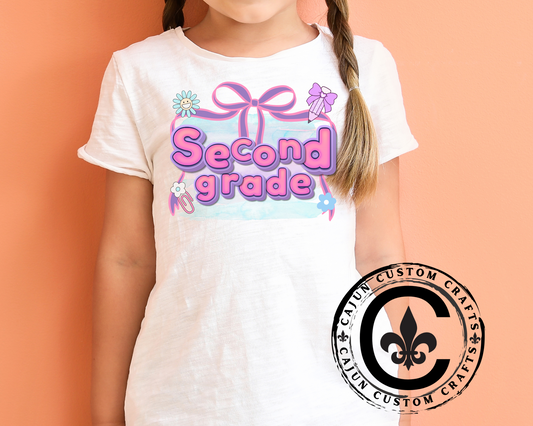 Second Grade Toddler Tee - Fun Shirt for Back to School, Birthday Gift, Preschool Event, Kids Fashion, Playdate Outfit