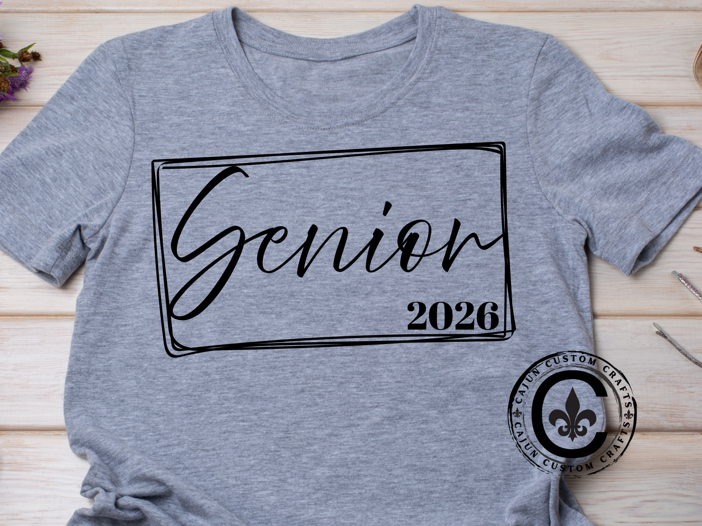Senior 2026 Unisex Heavy Cotton Tee, Back to School Shirt, Teacher Gift, Kids Clothing, Classroom Style, Educational Apparel