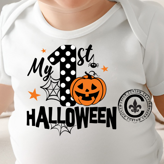 My First Halloween Infant Bodysuit, Baby Halloween Outfit, Cute Infant Costume, Fall Baby Gift, Halloween Baby Clothes