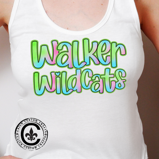 Walker Wildcats Women's Racerback Tank Top, Perfect for Game Day, Sports Events, Tailgating, and Everyday Wear