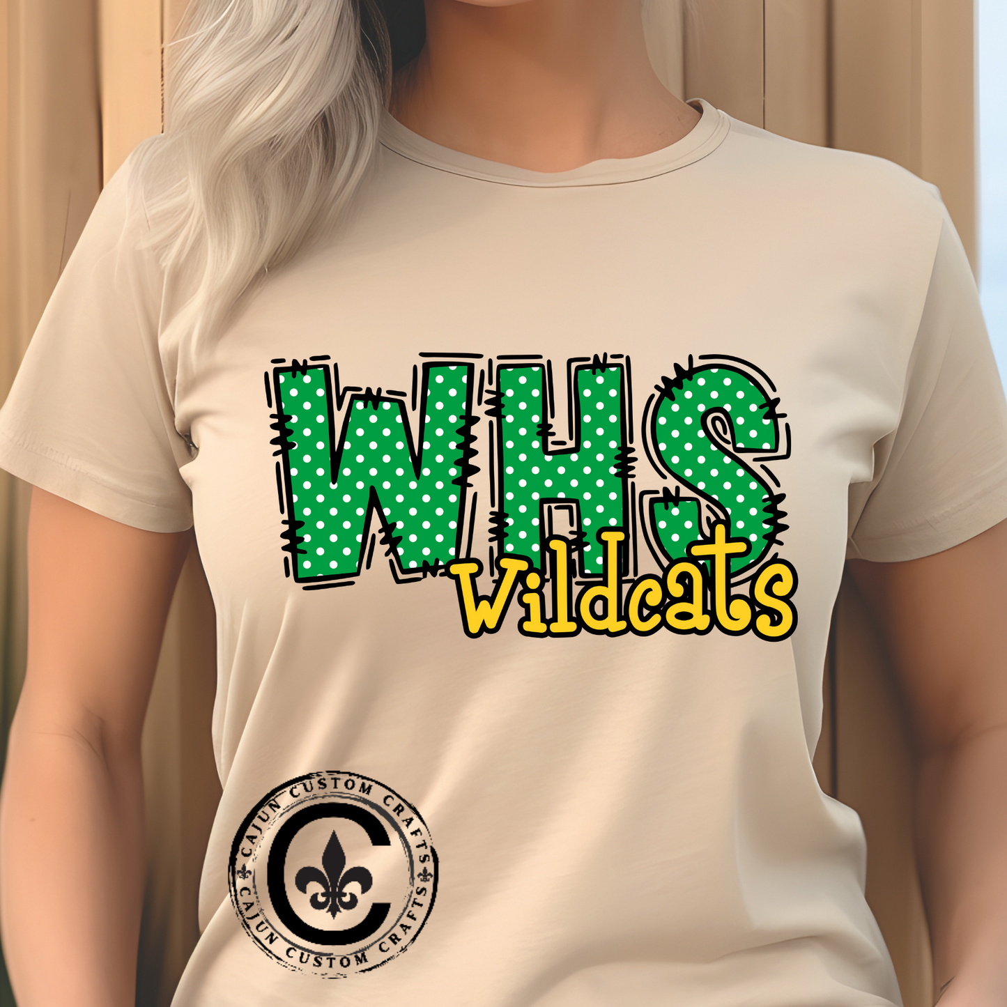 WHS Wildcats Unisex Heavy Cotton Tee | School Spirit Shirt, Team Apparel, Graphic Tee, Casual Wear, Gift for Students