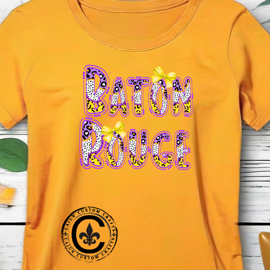LSU Gold Day, Baton Rouge Football Tee, Cute Football T-Shirt, Gift for Sports Lovers, Unique Football Apparel, Casual Everyday Wear