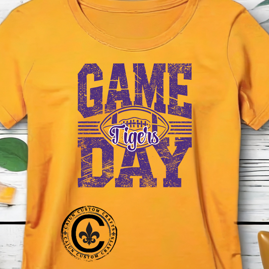 LSU Gold Day,  Game Day, Football, Tee, Cute Football T-Shirt, Gift for Sports Lovers, Unique Football Apparel, Casual Everyday Wear