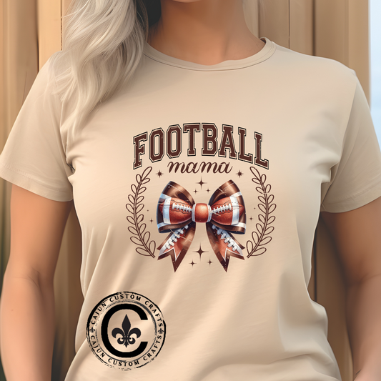 Football Mama Tee - Unisex Heavy Cotton T-Shirt, Sports Mom Gift, Game Day Apparel, Tailgate Outfit, Birthday Present