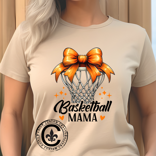 Basketball Mama Tee - Perfect Gift for Sports Moms, Cute Summer T-Shirt, Unisex Cotton Top, Basketball Lover Shirt, Birthday Gift