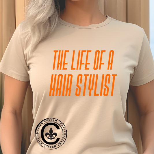 The life of a Hair Stylist  Unisex Heavy Cotton T-Shirt Music Lover Shirt, TS12 12 Swiftie