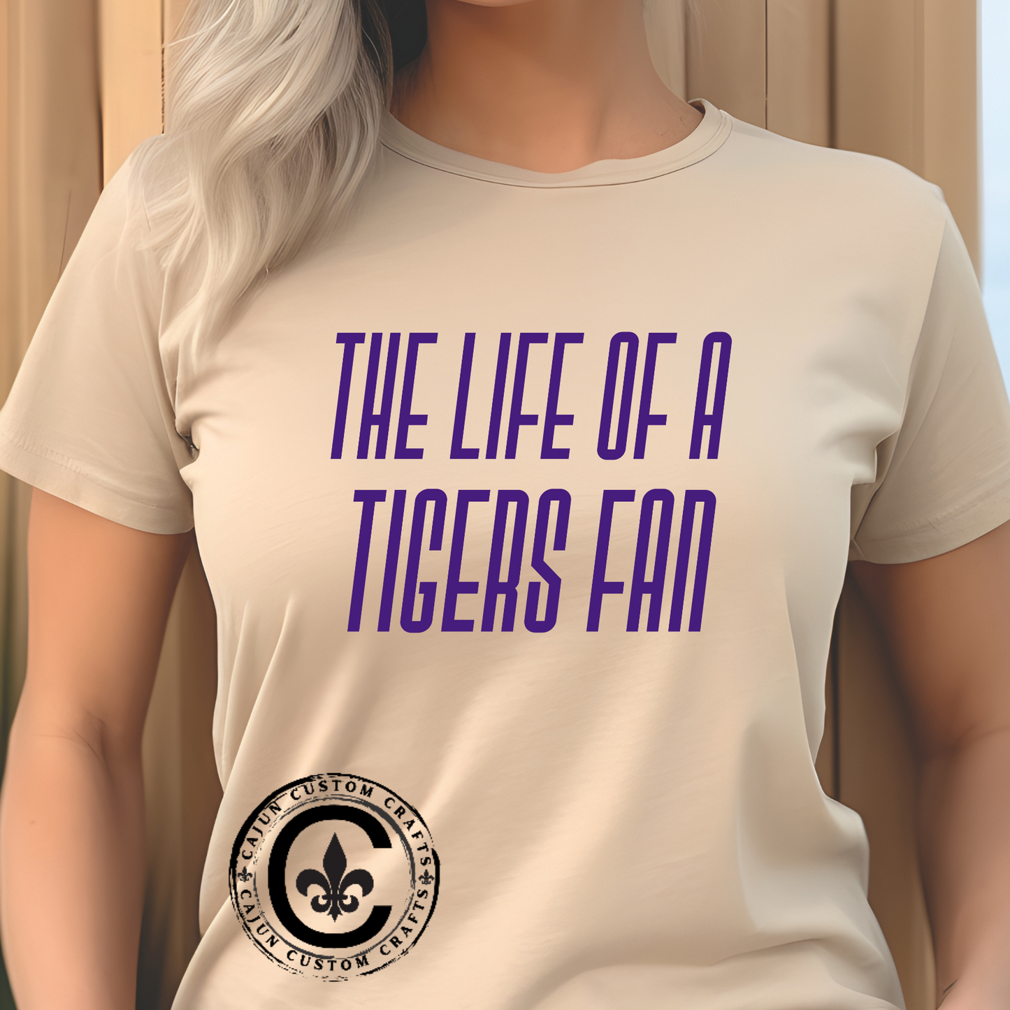 The life of a Tiger Fan Unisex Heavy Cotton T-Shirt Music Lover Shirt, TS12 12 Swiftie, lsu. tigers
