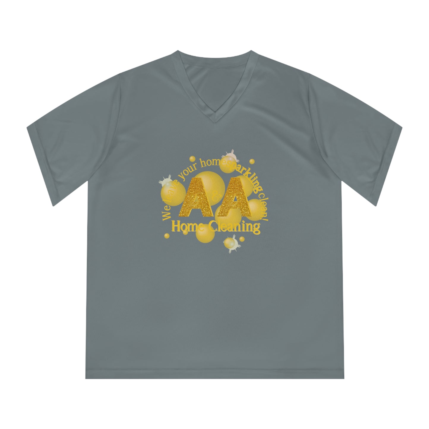 A&A, Yellow Logo on a 3rd V neck, Team365