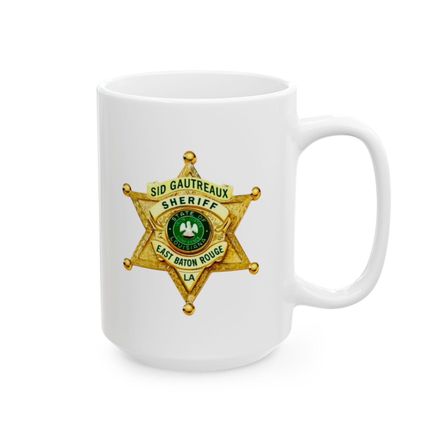 EBRSO, Badge, Sheriff Star Ceramic Mug, Perfect Gift for Police Officers, Law Enforcement Fans, Birthday, Holiday
