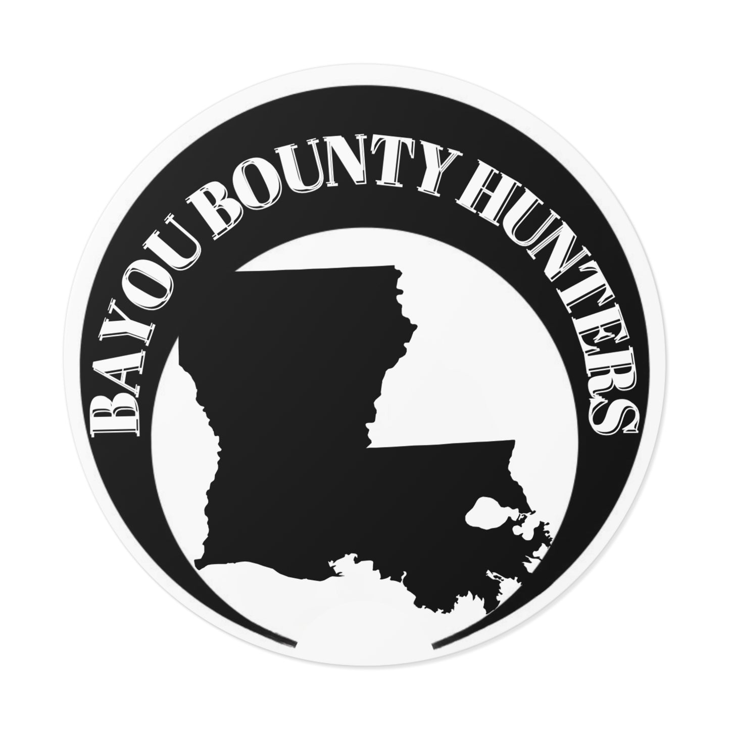 Louisiana Bayou Bounty Hunters Stickers, Waterproof Vinyl Decals, Outdoor Gear, Louisiana Souvenir, Hunting Decor, Unique Gifts