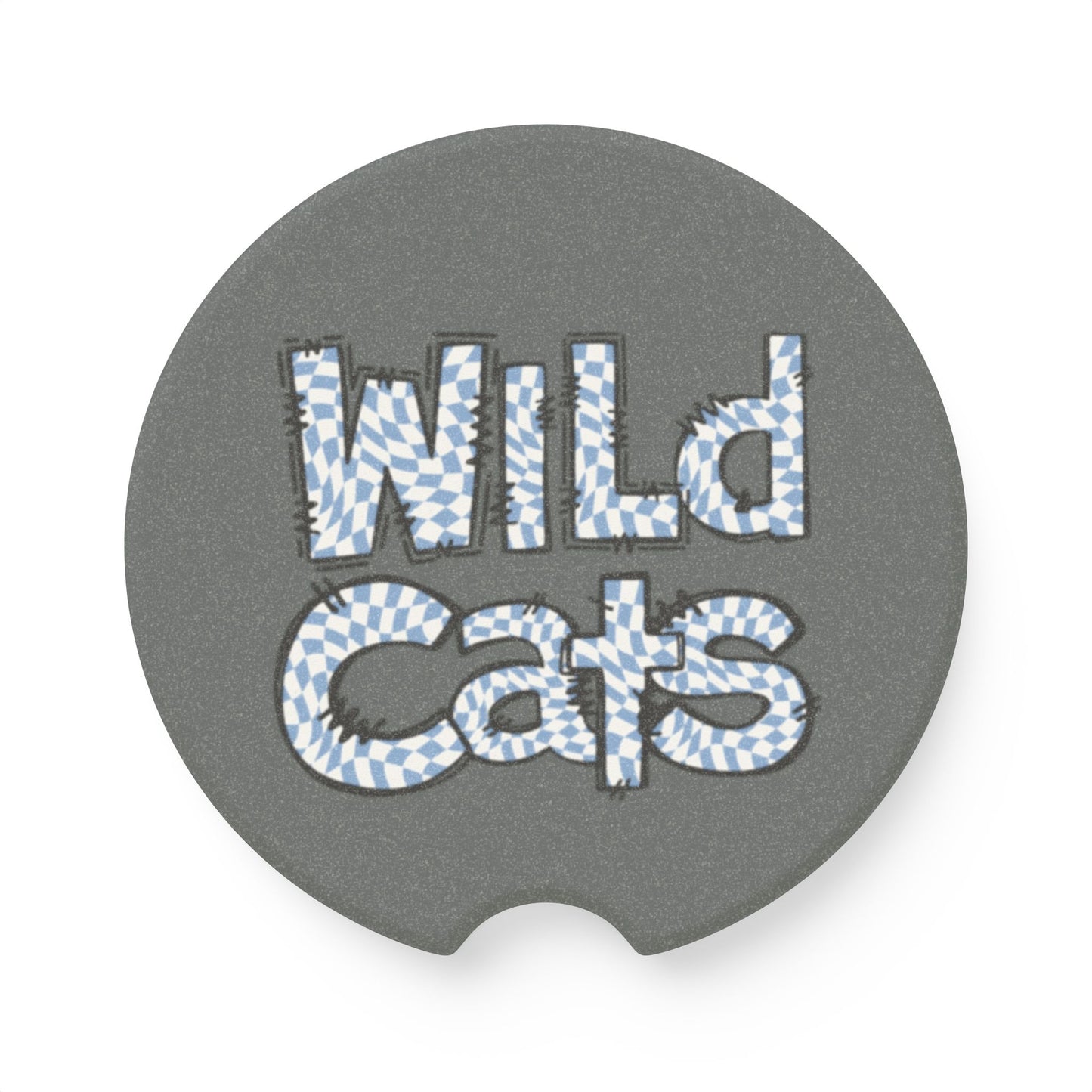St Amant Middle School Wildcats Soapstone Car Coaster | Vehicle Accessory, Car Gift, Home Decor, Unique Gift, Wildcat Pride