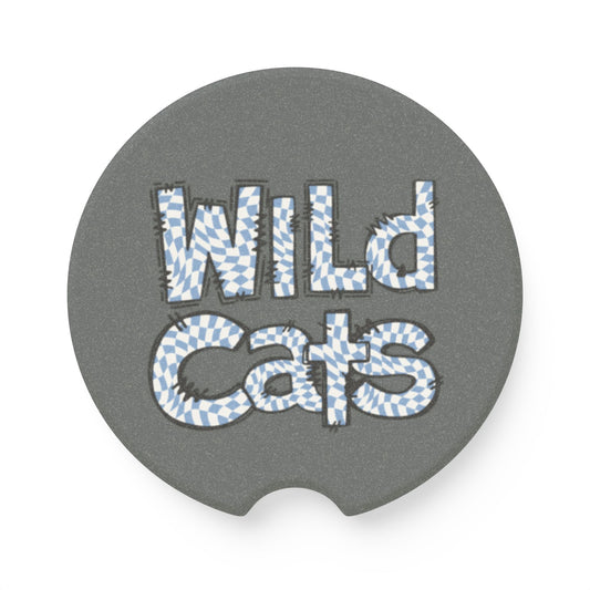 St Amant Middle School Wildcats Soapstone Car Coaster | Vehicle Accessory, Car Gift, Home Decor, Unique Gift, Wildcat Pride