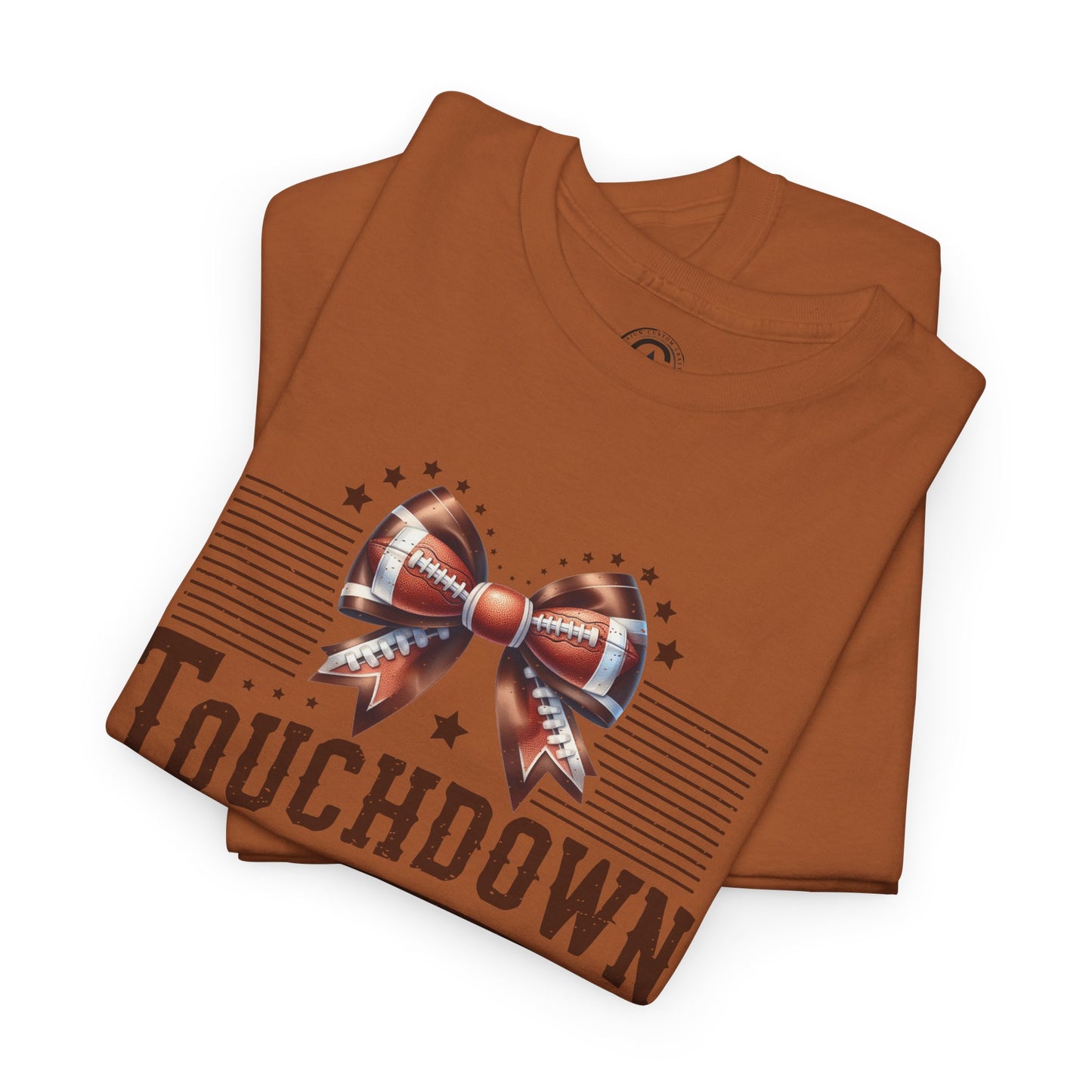 Touchdown Season Unisex Heavy Cotton Tee, Football Fan Shirt, Game Day Outfit, Sports Tee, Gift for Fans