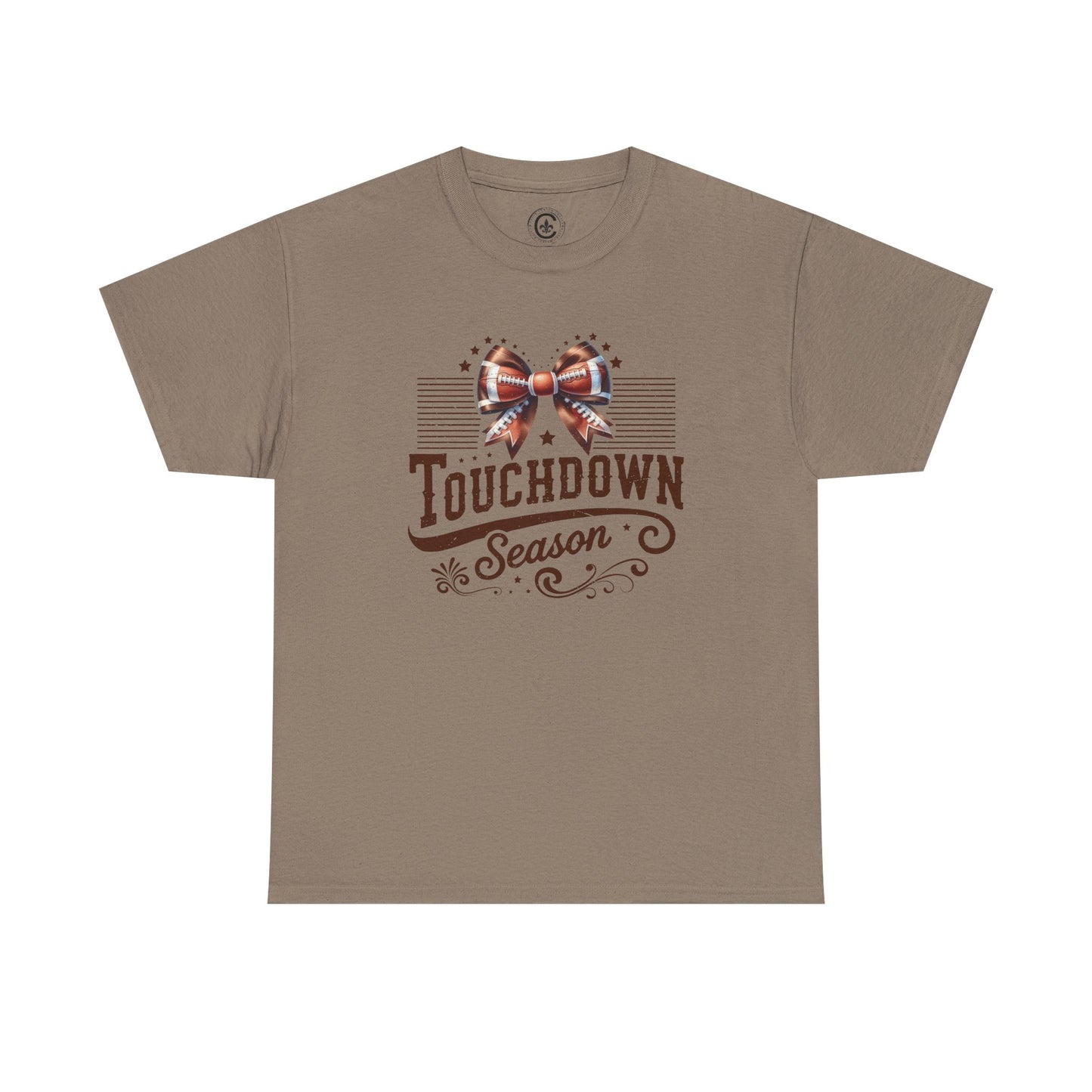 Touchdown Season Unisex Heavy Cotton Tee, Football Fan Shirt, Game Day Outfit, Sports Tee, Gift for Fans