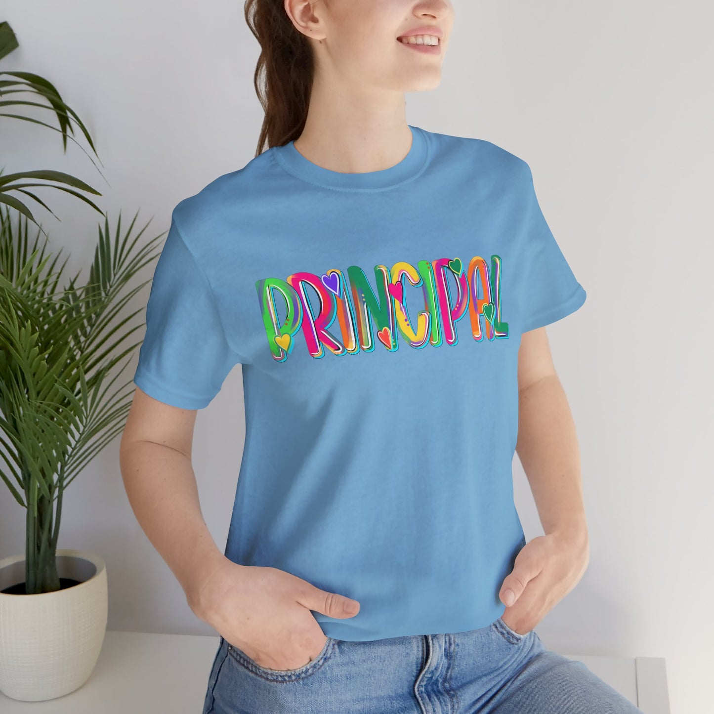 Colorful Principal Tee for Educators, Administration, School