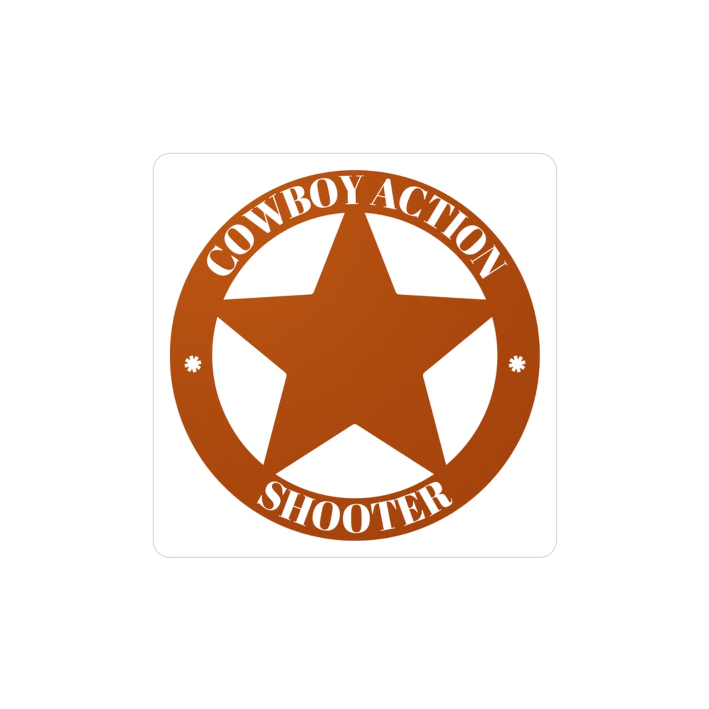 Cowboy Action Shooter Vinyl Decal | Custom Sticker