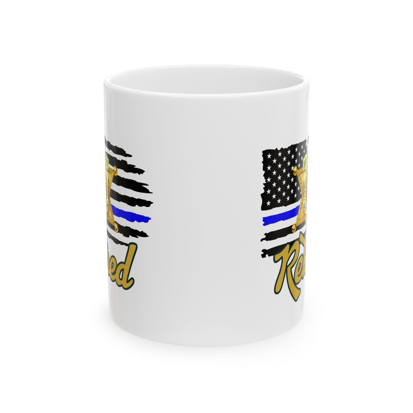 EBRSO Badge, Retired Deputy,  Custom Ceramic Mug, Sheriff Office Coffee Cup, Law Enforcement Gifts, Personalized Mug for Deputies, Unique Gift for Holidays