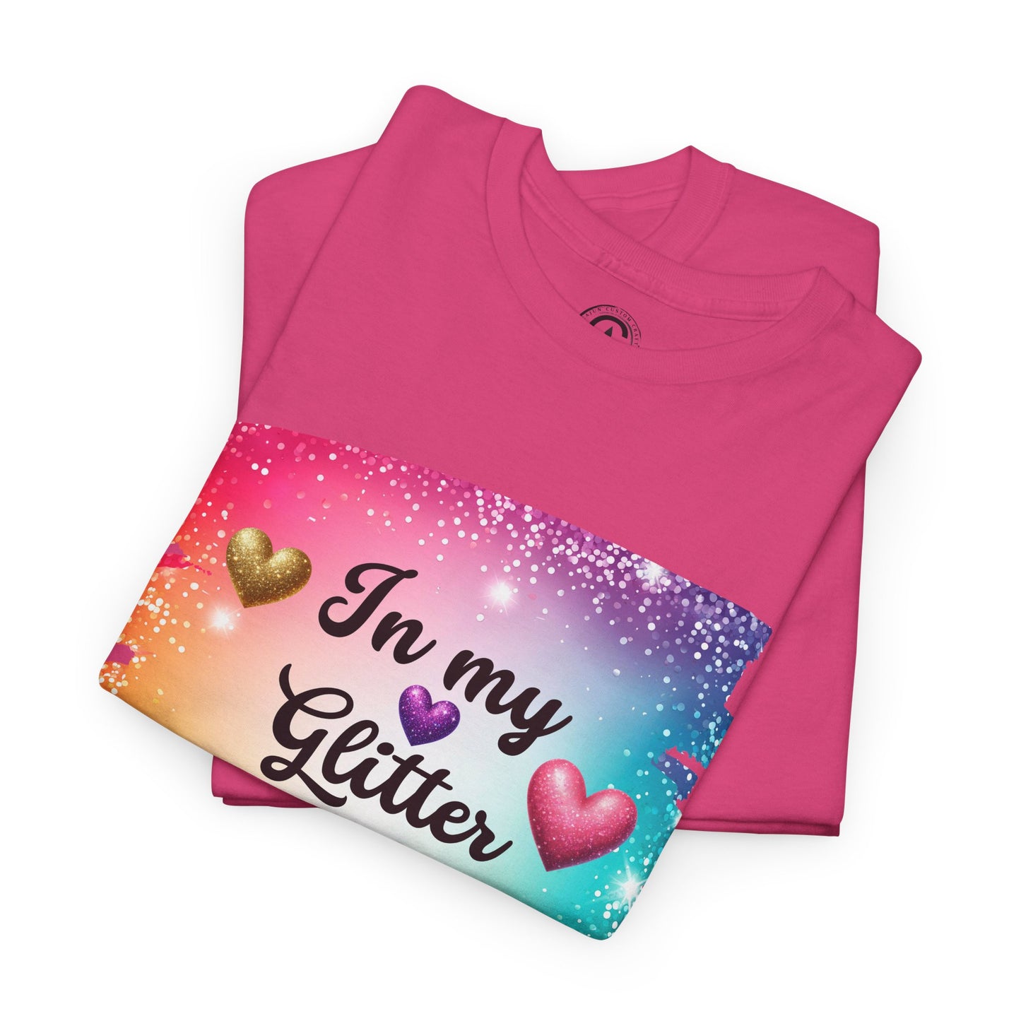 In My Glitter Era Tee - Unisex Heavy Cotton T-Shirt, Perfect for Celebrations, Pride Events, Birthday Gifts, Casual Wear, Colorful Fashion