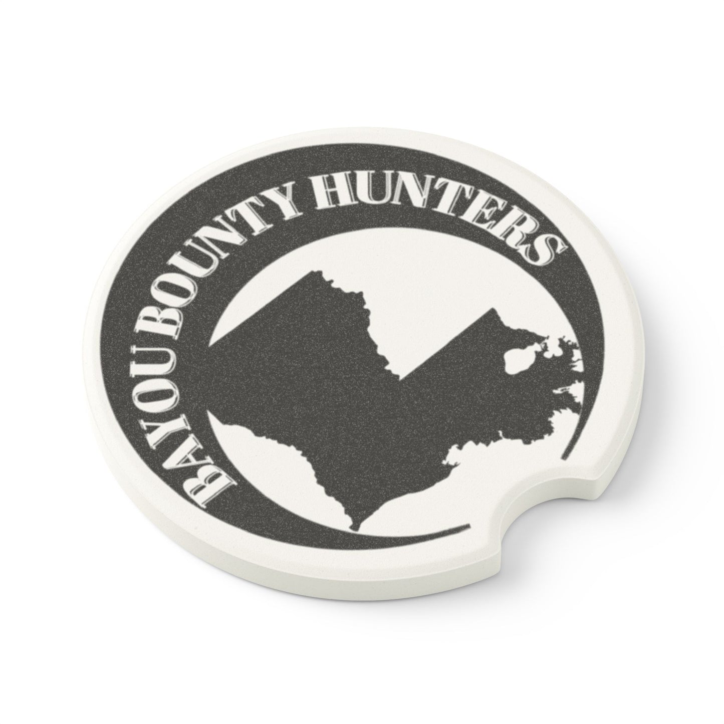 Bayou Bounty Hunters Coasters, Car Coasters, Louisiana Gifts, Custom Car Accessories, Home Decor, Auto Interior Decor