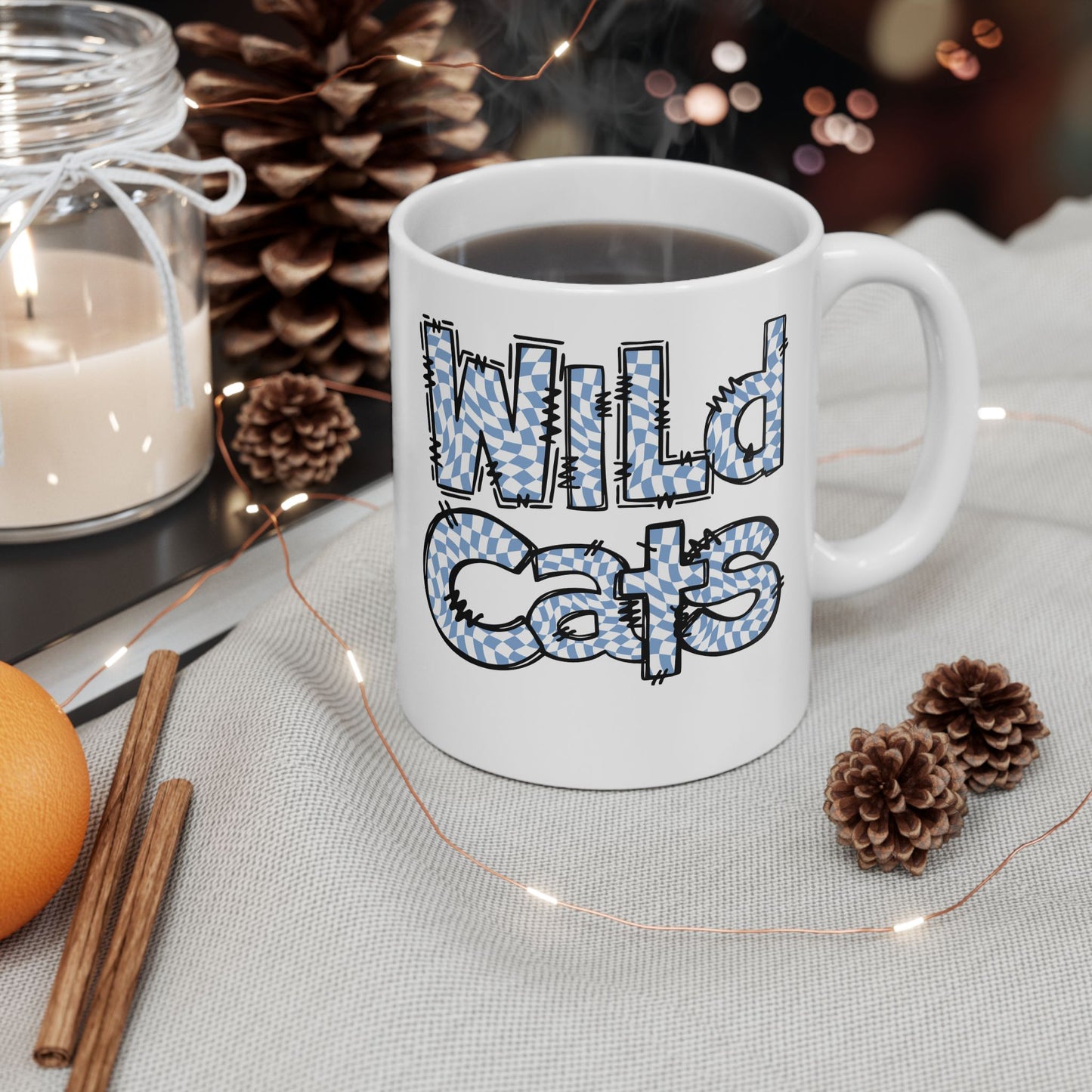 SAMS Wildcats Ceramic Mug - Cute Coffee Cup for St Amant Middle School