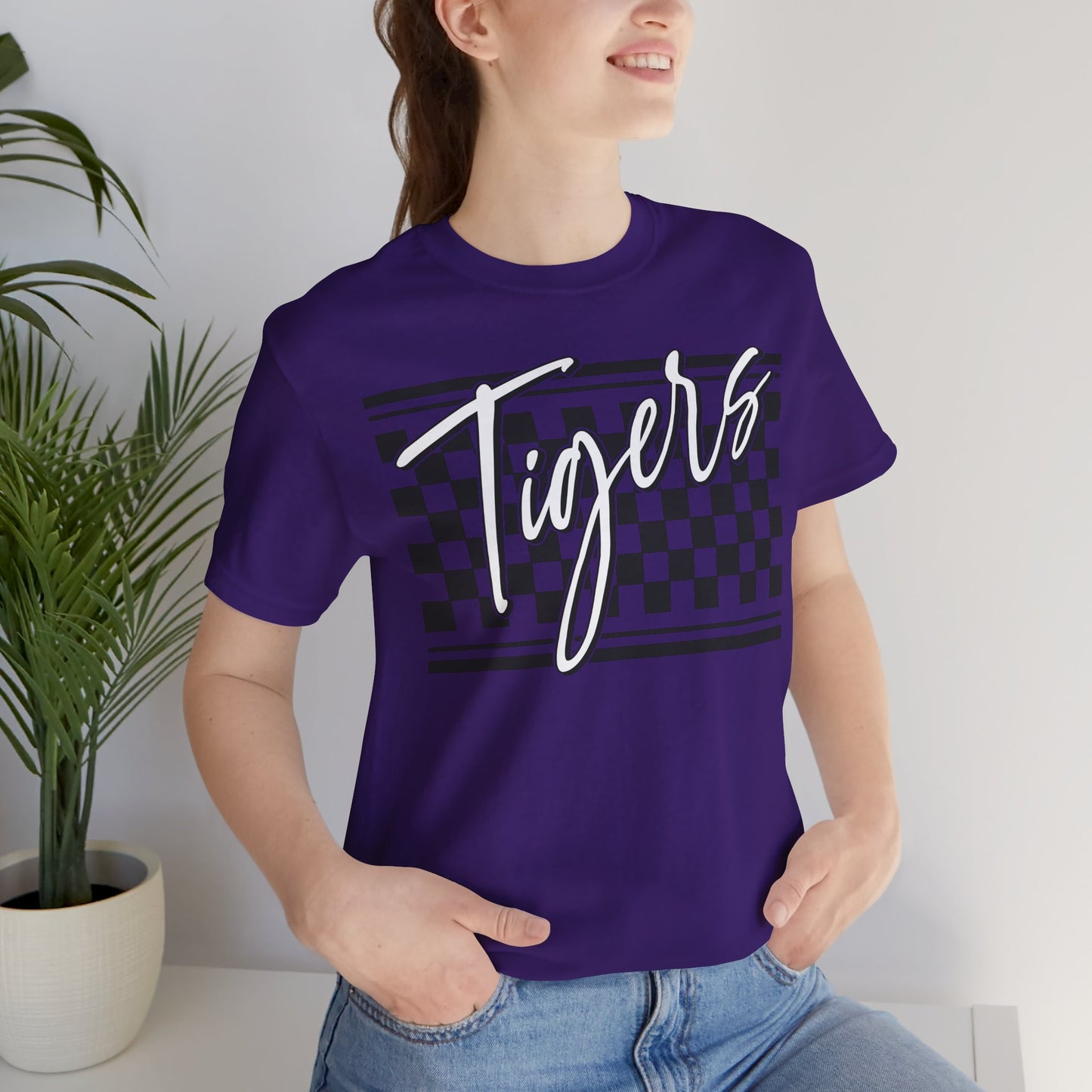 Vintage Tigers Graphic Tee, Perfect for Game Day, Casual Wear, T-Shirt Gift, Unisex Jersey Shirt, Animal Lovers Apparel