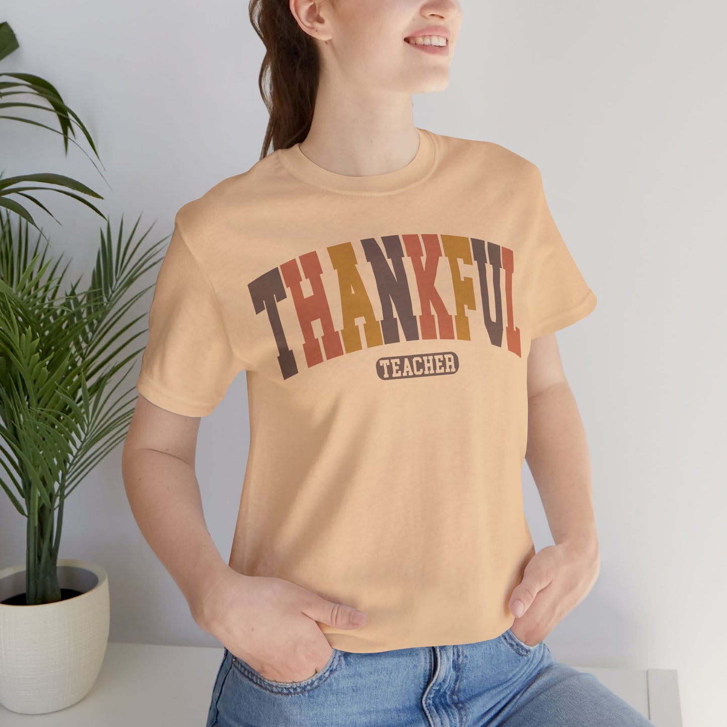 Thankful Teacher Tee, Unisex, Thanksgiving