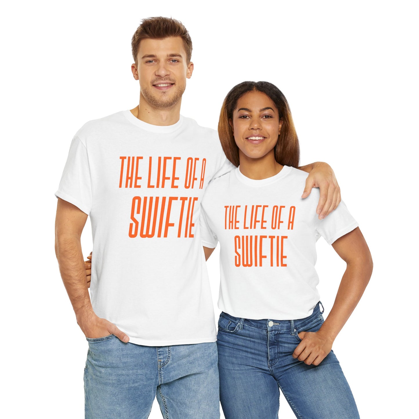 The life of a Swiftie Unisex Heavy Cotton T-Shirt Music Lover Shirt, TS12 12 Swiftie