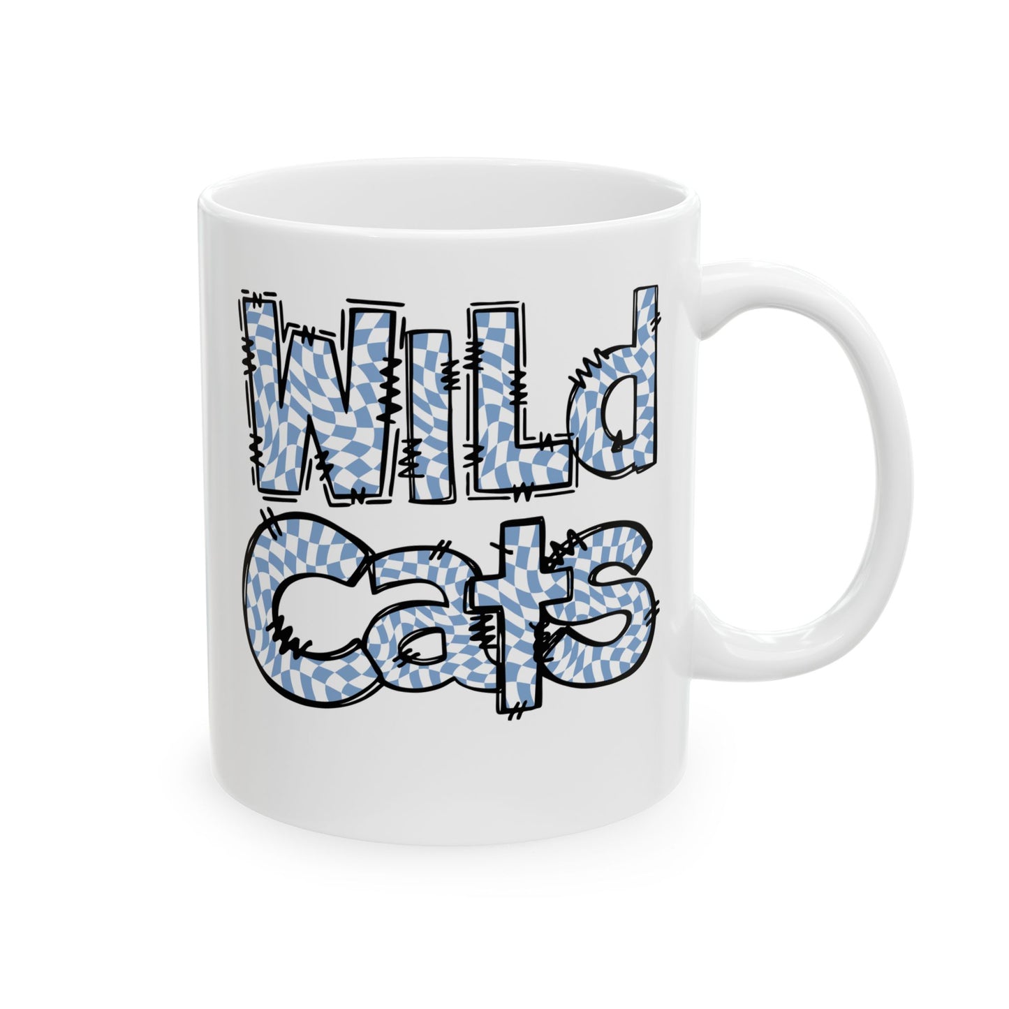 SAMS Wildcats Ceramic Mug - Cute Coffee Cup for St Amant Middle School