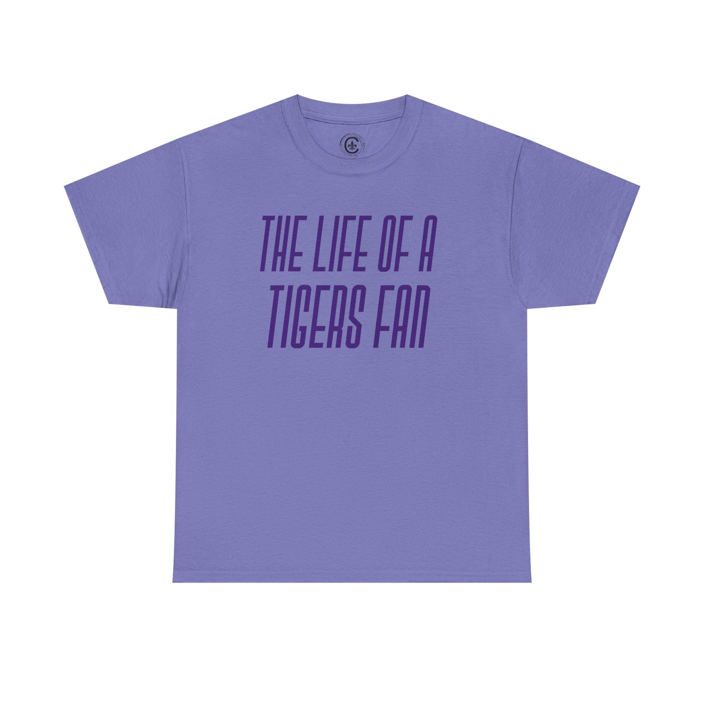 The life of a Tiger Fan  Unisex Heavy Cotton T-Shirt Music Lover Shirt, TS12 12 Swiftie, lsu. tigers