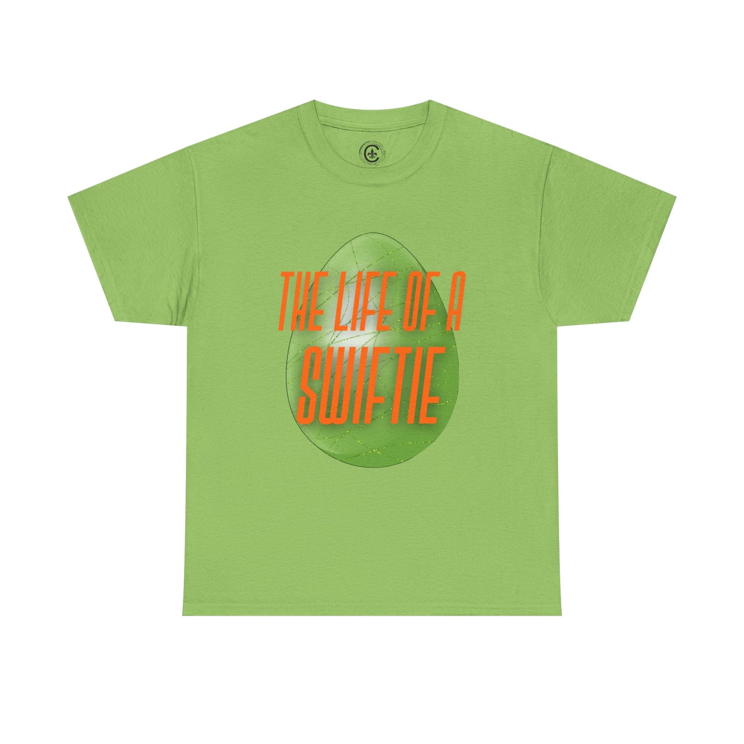 The life of a Swiftie with a green glitter easter egg - Unisex Heavy Cotton T-Shirt Music Lover Shirt, TS12 12 Swiftie