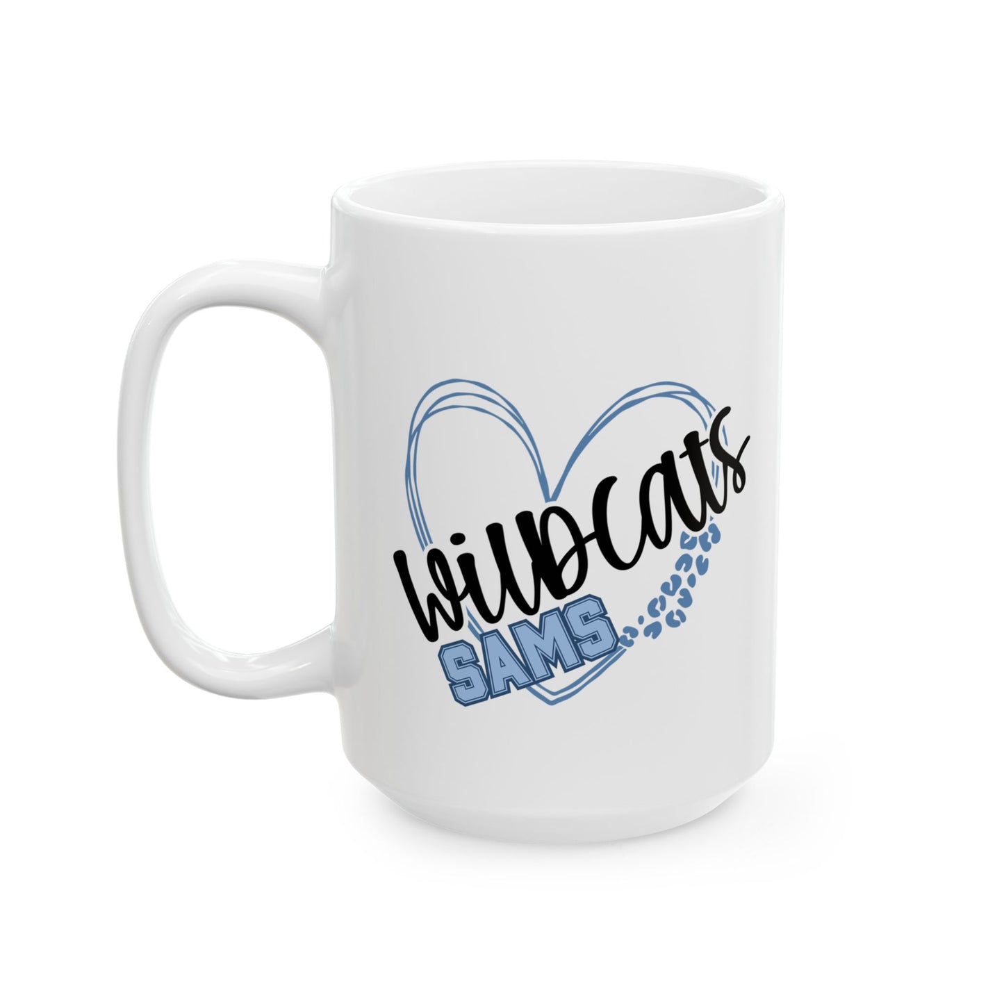 SAMS Wildcats Ceramic Mug - Cute Coffee Cup for St Amant Middle School