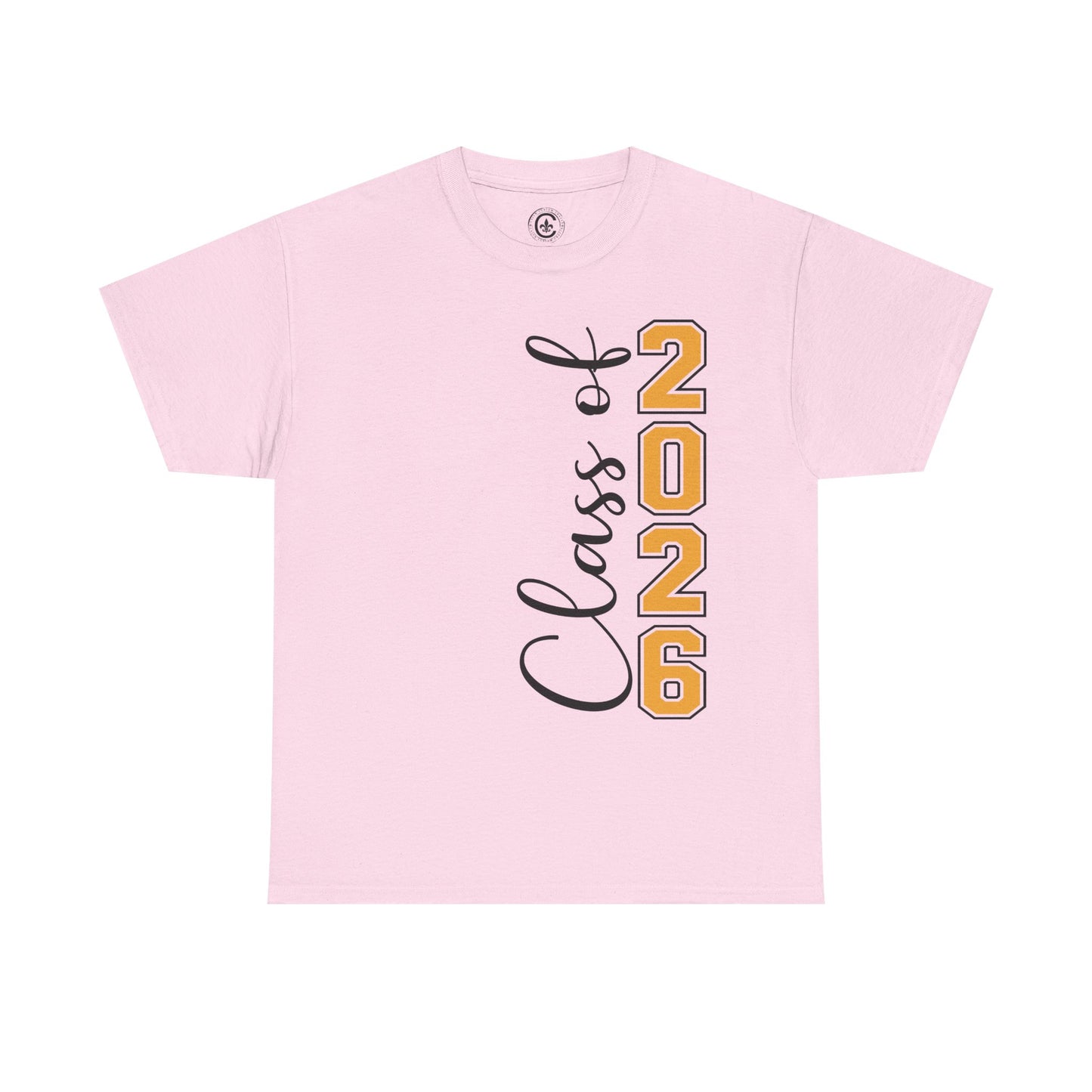 Class of 2026 Unisex Heavy Cotton Tee, Graduation Gift, School Spirit Shirt, Senior Tee, Casual Wear