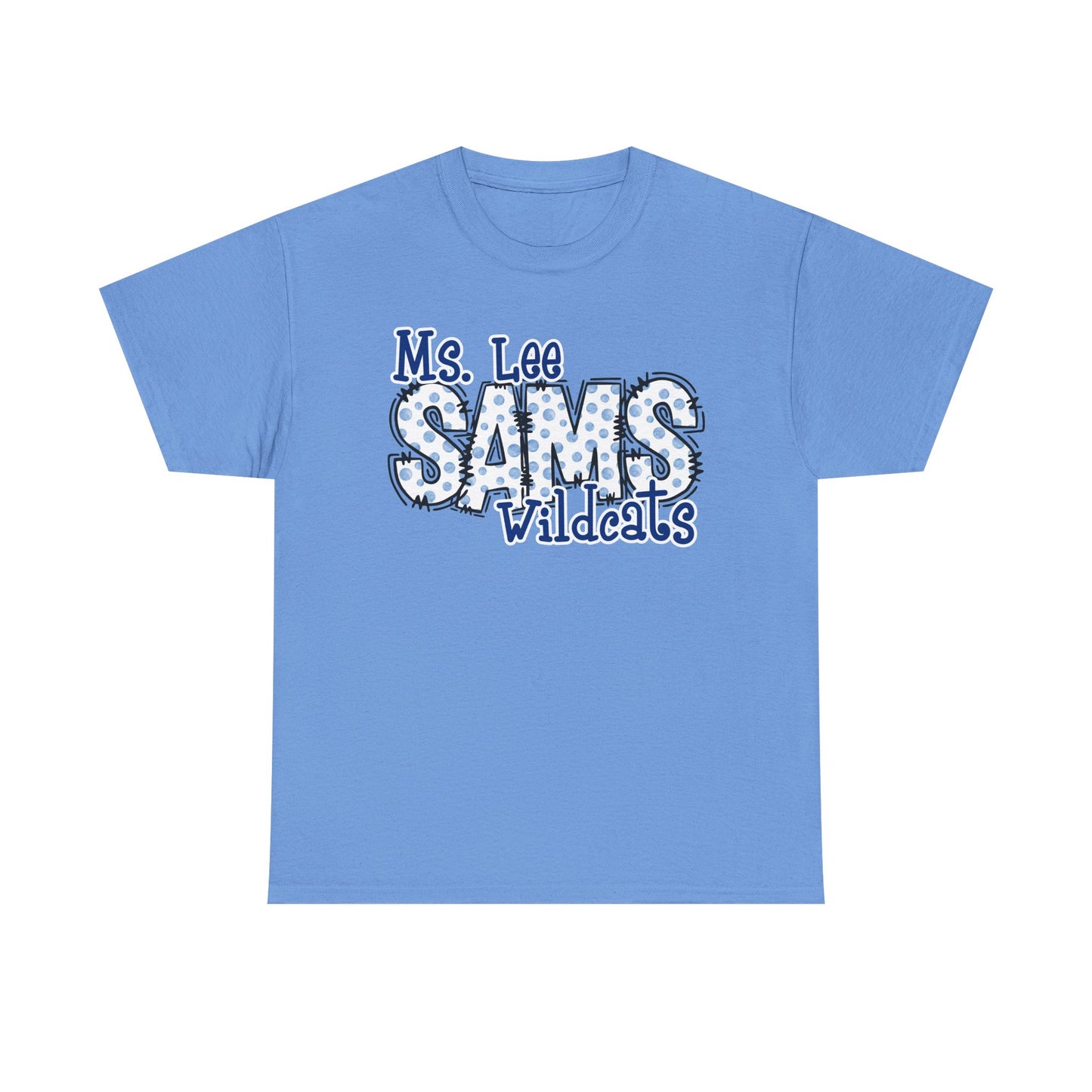 Personalized, SAMS Wildcats, Whimsical on a Unisex Tshirt, St Amant Middle School