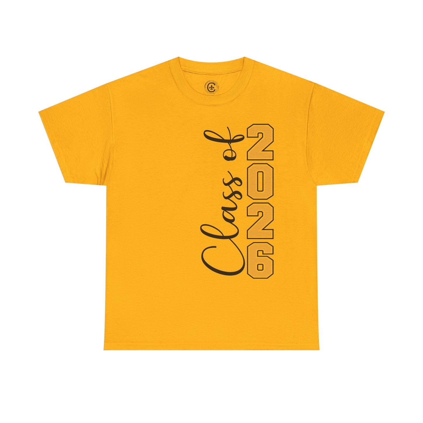 Class of 2026 Unisex Heavy Cotton Tee, Graduation Gift, School Spirit Shirt, Senior Tee, Casual Wear