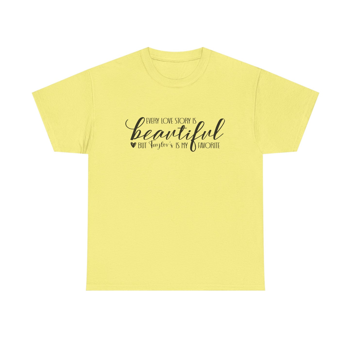 Taylor's Love Story, Beautiful Unisex Heavy Cotton Tee,