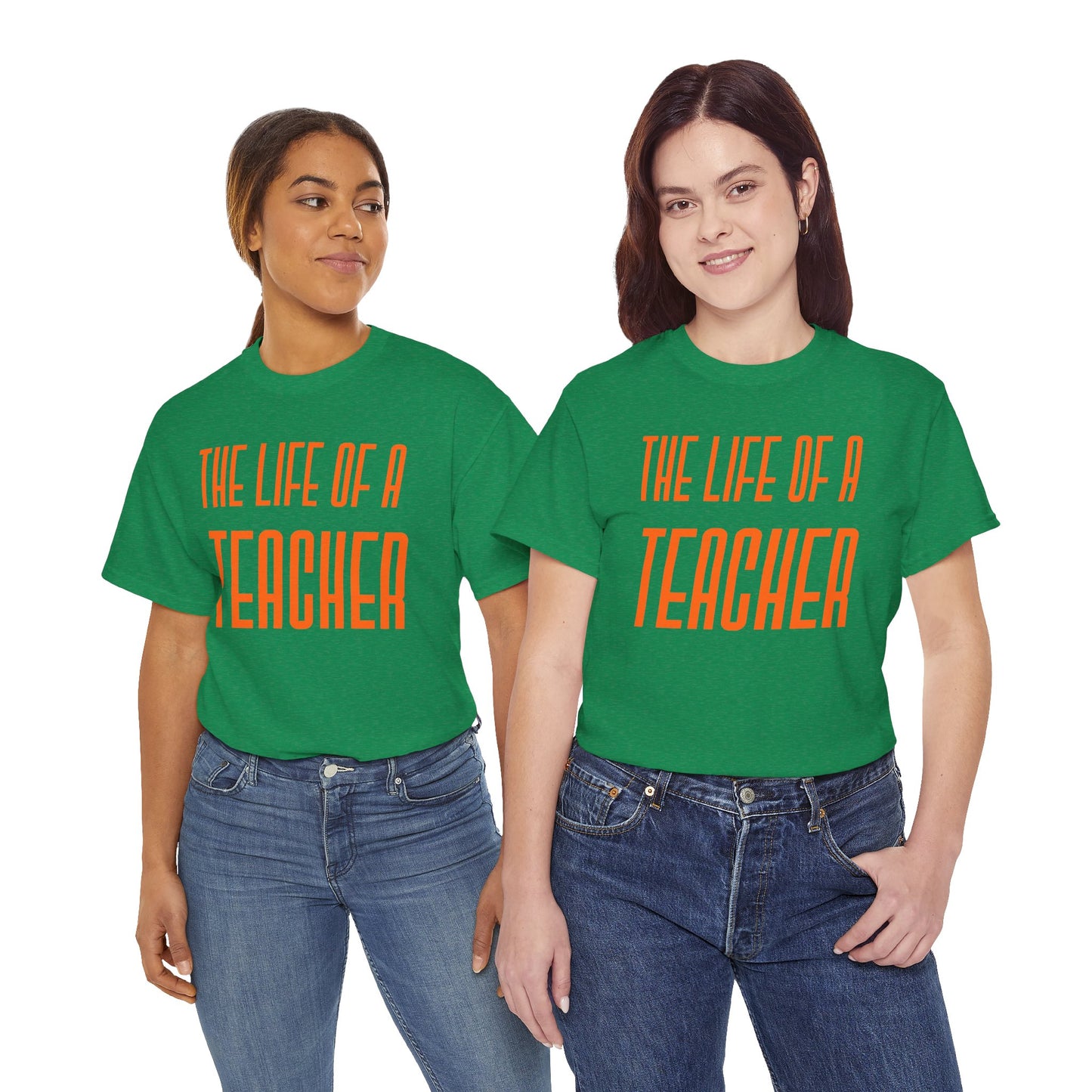 The life of a Teacher Tee - Unisex Heavy Cotton T-Shirt, Music Teacher Gift, Music Lover Shirt, TS12 12 Swiftie