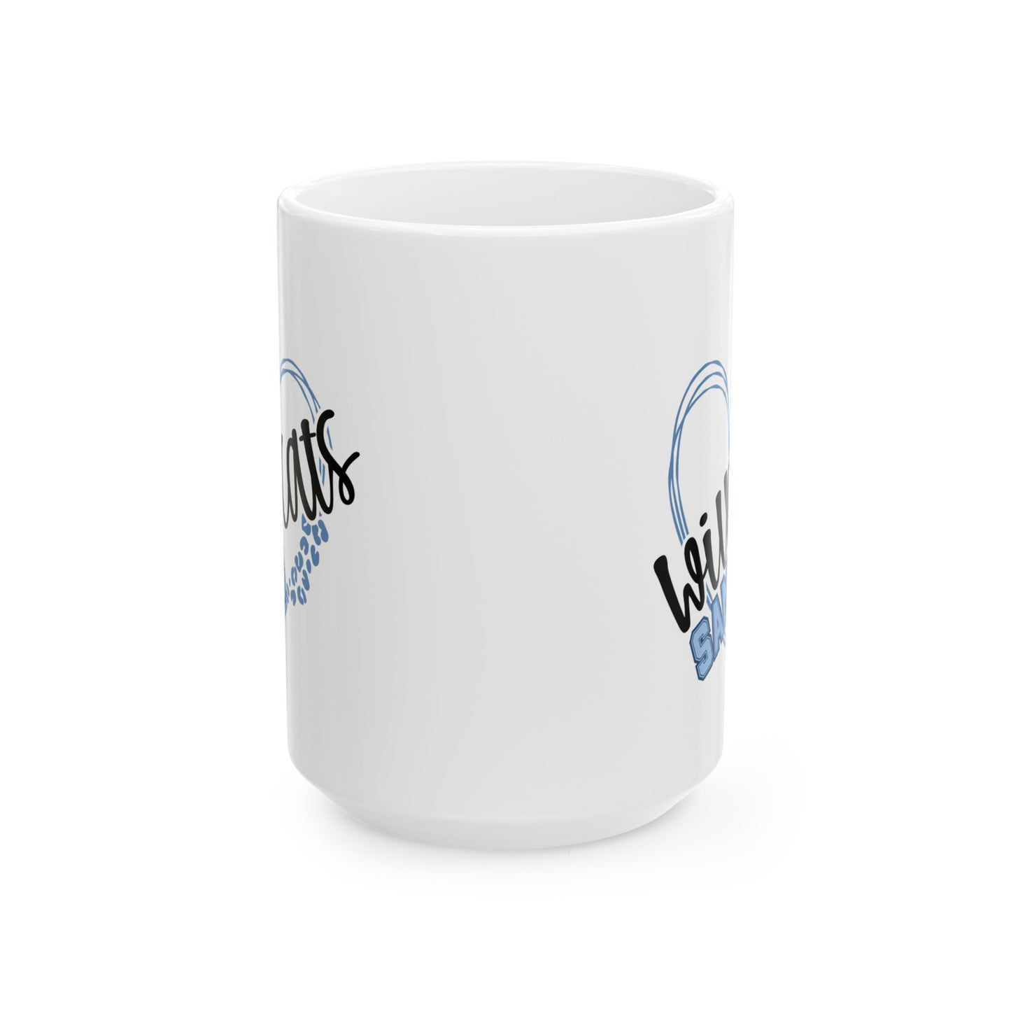 SAMS Wildcats Ceramic Mug - Cute Coffee Cup for St Amant Middle School