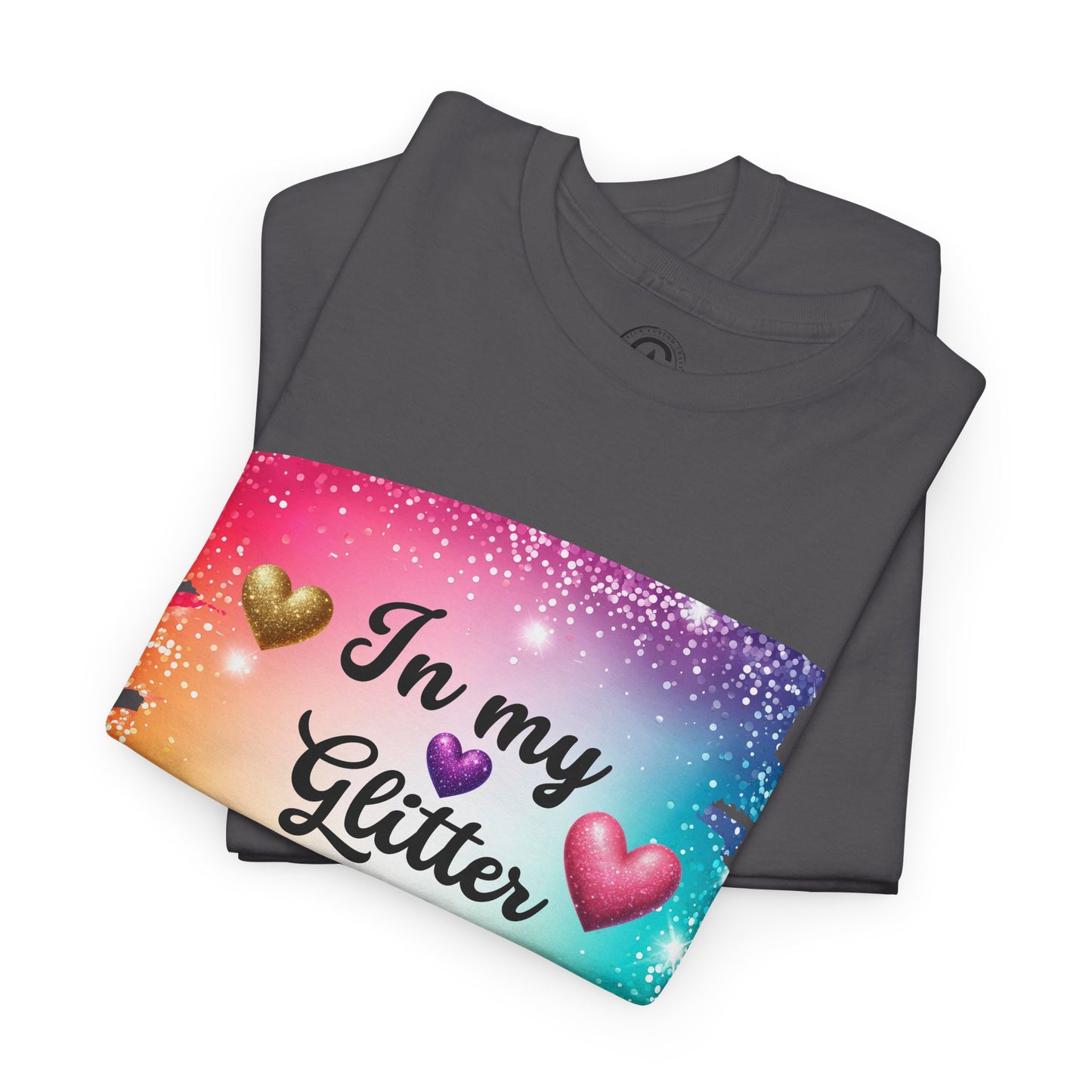In My Glitter Era Tee - Unisex Heavy Cotton T-Shirt, Perfect for Celebrations, Pride Events, Birthday Gifts, Casual Wear, Colorful Fashion