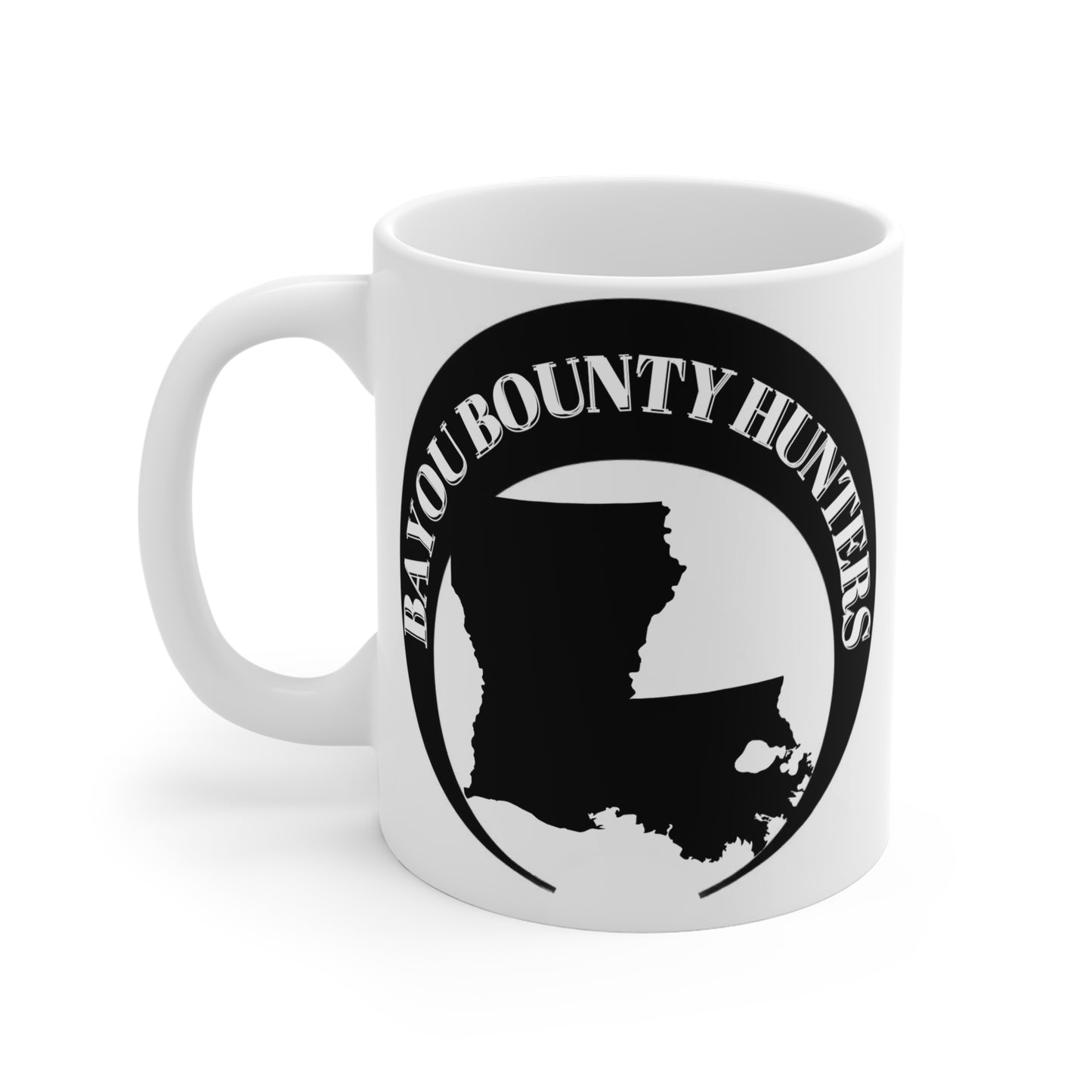 Bayou Bounty Hunters Mug, Custom Coffee Cup, Gift for Cowboy Action Shooting Club members